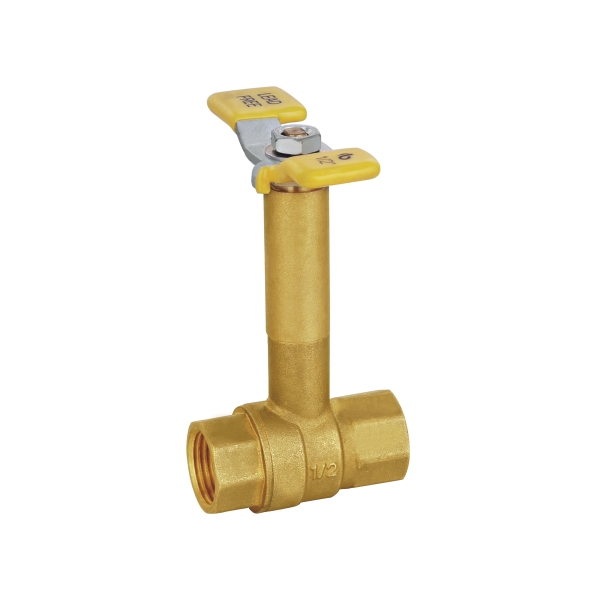 SKOV-1019 forged 1/2-2 inch brass ball valve with long handle.