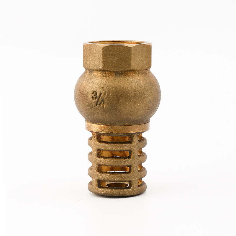  SKOV-4006 brass filter spring vertical brass water pump foot valve