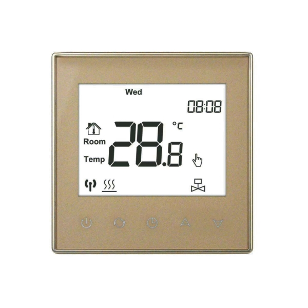  S505-2 Simple button type LCD display 220V floor heating electric thermostat controller