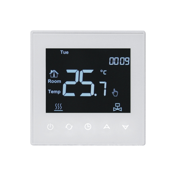  S505-3 Simple button type LCD display 220V floor heating electric thermostat controller